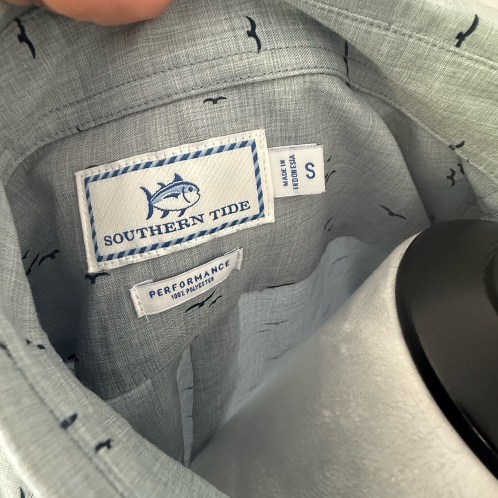 Southern Tide Button Down Cooling, Performance Lo… - image 5